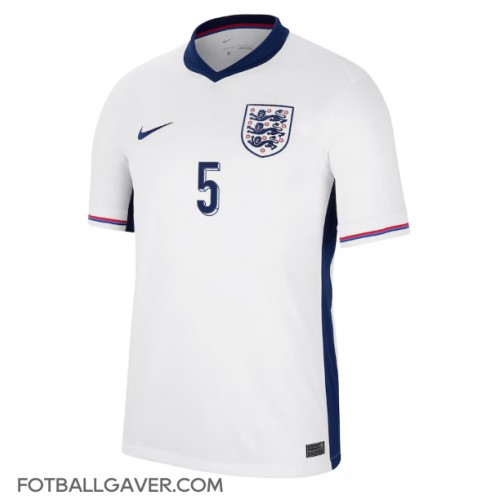 England John Stones #5 Fotballklær Hjemmedrakt EM 2024 Kortermet England John Stones #5 Fotballklær Hjemmedrakt EM 2024 Kortermet